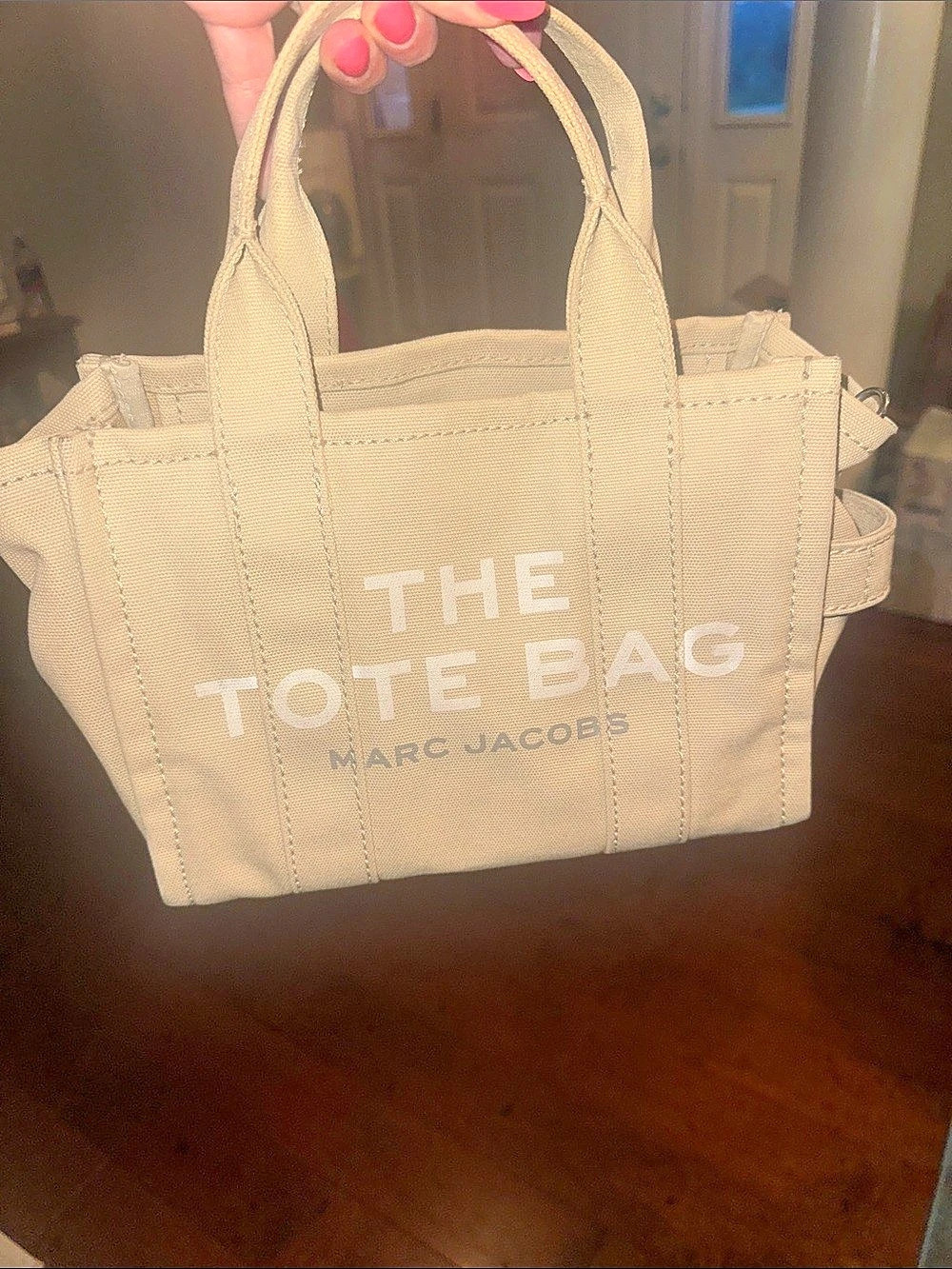Marc Jacobs The Small Tote Bag in Beige & Black